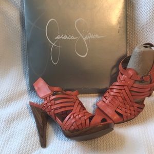 COPY - Jessica Simpson orange sandals